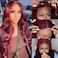 5x5 Wear and Go Glueless Wigs Human Hair Pre Plucked Pre Cut Body Wave 99J Burgundy Lace Closure Wig Human Hair 180% Density Red Wig Glueless Human Hair With Baby Hair for Women 24 Inch