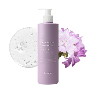 Laminaria Shampoo with Organic Ingredient, Korean Clarifying Shampoo, Hydrating for Dry Hair, Strengthening for Weak Hair, Sulfate &amp; Paraben free, For Women &amp; Men (16.9 FL. OZ., White Musk)