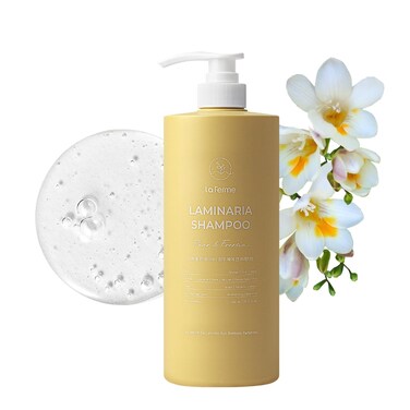 Laminaria Shampoo with Organic Ingredient, Korean Clarifying Shampoo, Hydrating for Dry Hair, Strengthening for Weak Hair, Sulfate &amp; Paraben-Free, for Women &amp; Men, 33.8 FL OZ, Pear &amp; Freesia