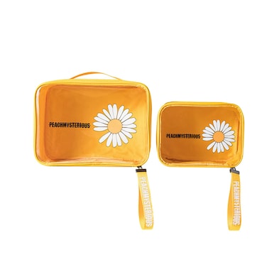 LAKSMI 2 Pack Clear Toiletry Bag, Waterproof Quart Size Bag, Makeup Cosmetic Bag Airport Airline Compliant Organizers for Vacation, Travel, Bathroom