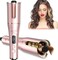 Automatic Curling Iron, Auto Hair Curler Wand with 4 Temperatures &amp; 3 Timers &amp; LCD Display, Curling Iron with 1" Large Rotating Barrel, Dual Voltage Auto Shut-Off Spin Iron for Hair Styling