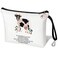Cow Gifts for Cow Lovers Cow Cosmetic Bag for Purse Cow Make up Bags for Women Cow Cow Make up Pouch Cow Mom Gifts Cow Owner Gift (White cow gifts)