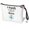 Dragonfly Gifts for Women Dragonfly Memorial Gifts for Loss Dragonfly Cosmetic Bag A Dragenfly Will Appear When A Visitor from Heaven is Near Dragenfly Makeup Bag (white Dragonfly Appear)