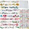 50 Pack Christian Gifts for Women Bulk Bible Verse Scripture Nail Files Floral Emery Boards Christian Religious Party Gifts Employee Appreciation Gifts for Team Staff Coworkers Teachers