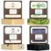 Lather &amp; Wood Bar Soap for Men - Variety Pack - (4) 5oz Man Soap Bars for Bath, Body, and Hands - Natural and Organic Ingredients - Sandalwood - Charcoal Black - Cedar Forest - High Country Sage