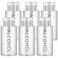 Layhit 6 Pcs 10 oz Alcohol Pump Dispenser Bottle Alcohol Push Down Liquid Dispenser Empty Pumping Bottle Refillable Cosmetic Container for Personal, Salon, Nail Care, Hospital Use