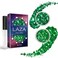 Laza 2 Jars St. Patrick&rsquo;s Day Body Glitter Iridescent Chunky Sequins with Glitter Glue Women Eyeshadow Makeup Face Paint Festival Rave Outfits Hair Accessories Carnival Party Costumes - Lush Clove