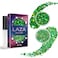 Laza 2 Jars St. Patrick&rsquo;s Day Body Glitter Iridescent Chunky Sequins with Glitter Glue Women Eyeshadow Makeup Face Paint Festival Rave Outfits Hair Accessories Carnival Party Costumes-Iridescent Clove
