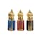 Leadigol 3pcs Essential Oil Roller Bottles,Vintage Glass Roller Bottle,Empty Glass Mini Bottles for Perfume,DIY Travel Essential Oil Roller Bottles