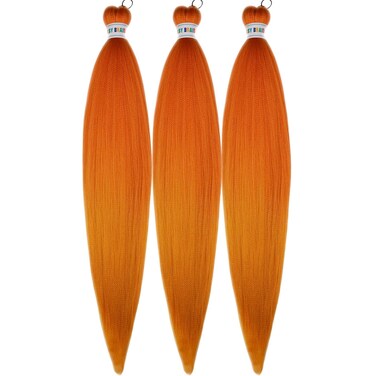 Ginger Braiding Hair Pre stretched Ez braid Pre stretched Braiding Hair Braid in Hair Extensions