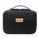 LEVEL8 Travel Toiletry Bag for Men Women, Water Repellent Shaving Bag for Toiletries Accessories, Storage Bags with Divider and Handle, Small/Black