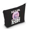 LEVLO Anime Fans Make up Bag Anime Lover Gift Just A Girl Who Really Loves Anime Cosmetic Make up Bag (Loves Anime Black)
