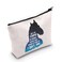 LEVLO Horse Man Fans Cosmetic Make Up Bag Cartoon Lover Gifts He's So Stupid Horseman Makeup Zipper Pouch Bag (He's So Stupid)