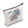 Europe Adventure Lover Makeup Bag European Map Travel Vacation Holiday Cosmetic Bag BFF Women Gift (EUROPE)