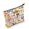 LEVLO Egyp Travel Pouch Bag Ancient Egypt Gift Egyptian Make Up Zipper Pouch Bag Ancient Civilization Merch (Egyp)