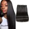 Liang Dian 14 Inch Straight Human Hair 4 Bundles Natural Color 12A Brazilian Virgin Hair 100% Unprocessed Straight Human Hair Bundles(14" 14" 14" 14")