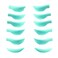 Eyelash Lift Pads Lash Lift Rods Green Eyelash Perm Silicone Pads 9 Sizes 18 Piece Reusable Soft Lash Lift Shields for Different Length Eyelashes Perfect Lifting