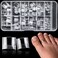 240pc Soft Gel Toe Nail Tips Short Fake Toenail Tips Square Fake Toe Nail Tips for Toes Press on Toenails, Clear False Toe Nail Press ons, 12 Sizes French Artificial Toe Tips Acrylic Nails