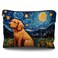 golden retriever makeup bag，golden retriever gifts for women，golden retriever mom gifts，Golden Mom Makeup Bags Golden Retriever Mom Gift