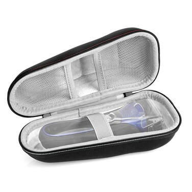 Linkidea Hard Shell Electric Razor Travel Case Compatible with Philips Shaver 2400, Braun Series 3, 4, Shaver Protective Storage Box, Shaving Accessories Storage Case (Black)