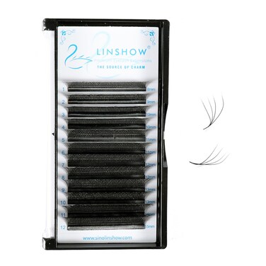 Eyelash Extensions YY/3D/4D/5D W Shape Premade Volume Fans 0.07mm C/D Curl Length 8-15mm Premium Mink Eyelash Volume Fans (5DW D Curl, Mix 8-15mm)