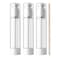 10ml 0.34 oz Frosted Plastic Tube Empty Refillable Perfume Bottles Spray for Travel and Gift,Mini Portable pen (Lotion bottles,100ml*3pcs)