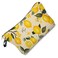 Lemon Makeup Bag Yellow Lemon Pattern Small Cute Organizer Bag Zipper Pouch Lemon Illustration Print Cosmetic Bag Present for Women Friends