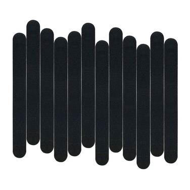 12 Pack Nail File, 100/180 Grit Professional Emery Boards Nail File Pack, Nail File for Acrylic Nails and Natural Nails, Black
