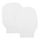 LOGOFUN 2Pcs Exfoliator Glove Exfoliating Mitt For Body Scrub Wildpier Beauty Exfoliating Glove Mitt Body Scrub for Shower Dead Skin Remover Scrubber Exfoliation - White