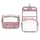 LOKASS Hanging Toiletry Bag, TSA Approved Clear Makeup Bags for Travel Essentials Snack Bags Snack Pouch for Travel, Transparent Cosmetic Organizer Pouch for Women with Handle