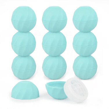 longway 0.24Oz (7ml) Empty Lip Balm Sphere Containers   Screw Cap Lipstick Tubes/Chapstick Tubes/Chapstick Holder for Lip Gloss &amp; BPA FREE (Pack of 10, Blue)