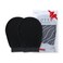 LOTTA Korean Exfoliating Mitt Exfoliating Glove for Face 2Pcs Exfoliating Gloves Bath Bathing Tanning Mitts Self Tanner Shower Body Scrub Large Size Suitable for Men and Women Black