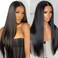 Glueless Straight Lace Front Wigs Human Hair Pre Plucked with Baby Hair HD Lace Front Wigs Human Hair 5x5 Lace Closure Wigs for Black Women Human Hair Full and Thick (28 Inch)