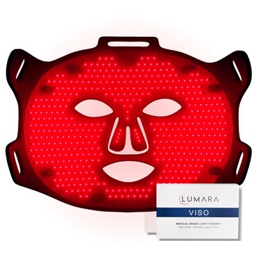 LUMARA Viso Red Light Therapy for Face with 470 Uniform Energy LED Face Mask Light Therapy - Facial Skin Care Device for Wrinkles and Skin Rejuvenation