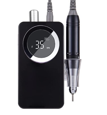 Professional Nail Drill ,Lumcrissy Portable Rechargeable 35000 RPM Electric Nail File E-File ,Acrylic Nail Tools ,Polishing,Nail Removing