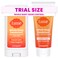 Lume Whole Body Deodorant - Invisible Cream + Solid Stick Mini Bundle - 72 Hour Odor Control - Aluminum &amp; Baking Soda Free, Skin Loving - 0.5 Ounce Each - Travel, Trial Size Minis (Clean Tangerine)