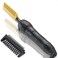 LURA Electric Hot Comb for Lace Front Wigs, Medium, Ceramic, Black, Hair Straightener for African American Hair, Afro Hair, Pressing Combs for Black Hair