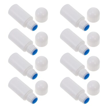 Lurrose Small Bottles for Liquids 8pcs Empty 50ml Bottle Liquid Sponge Head Applicator Dispenser Refillable Skin Care Cosmetic Travel Lotion Storage Container Applicator Bottle