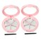 2 Sets Box lipstick box Make Up Container Pallet lip balm container Empty Makeup DIY eyeshadow plate lip container lip gloss container nail art plastic assembled travel display box