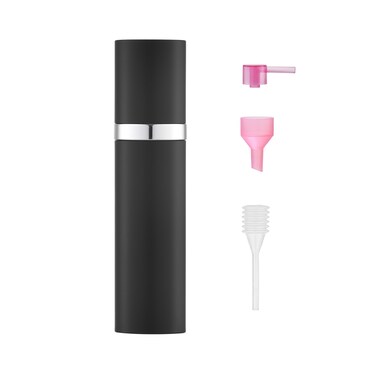 Travel Perfume Atomizer Refillable: Portable Cologne Travel Bottle - Small Spray Bottle for Fragrance - 10ml Black