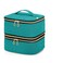 LUXJA Detachable 2 Layers Nail Polish Organizer - Hold 40 Bottles (15ml - 0.5 fl.oz), Nail Polish Case with Tools Storage Pockets (Patented), Teal