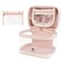 Lychii TSA Approved Toiletry Bag, Clear Travel Bag for Liquids Toiletries, Makeup Cosmetic Bag Organizer, Carry on Travel Accessories Essentials - Pink