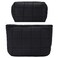 LYDZTION 2Pcs Puffy Makeup Bag Cosmetic Bag for Women,Quilted Makeup Bag Pencil Pouch Checkered Makeup Bag Makeup Pouch Organizing Bag Travel Makeup Bag,Black