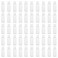 50 Pack 1.7oz/50ml Travel Plastic Empty Bottles Mini Hand Sanitizer Bulk Travel Size with Flip Cap, Squeezable Refillable Container for Cosmetic Baby Shower Birthday Wedding Party Favor (50PC-CLEAR)