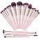 MAANGE Makeup Brushes 18Pcs Makeup Brush Set Premium Synthetic Foundation Face Powder Blush Concealers Make Up Brushes Sets(Pink)
