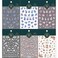 6Pcs Flower Nail Art Stickers Decals 5D Embossed Nail Decals Cute Blue White Pink Flowers Designs Acrylic Engraved Nail Stickers Self-Adhesive Nail Art Supplies for Women Manicure Art Decorations
