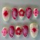 10PCS Handmade Nails Press On Nails Almond Art False Nails Women's Nails Kit,Medium