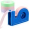 Maitys 3 Rolls Eyelash Tape for Lash Extensions with Dispenser Cutter Breathable Fabric PE Tape Under Eye for Sensitive Skin Eyelash Extensions Supplies(Green,Pink,Purple,0.47")