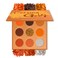MAKI YIKA Matte Eyeshadow Palette 9 Colors,Orange Glitter Shimmer Naked Smokey Eye Shadow Blendable Long Lasting High Pigmented Powder Colorful Waterproof Makeup Palettes (#4 Orange)
