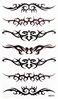 MapofBeauty Tribal Armband Temporary Waterproof Tattoo Sticker(2 pcs/lot)
